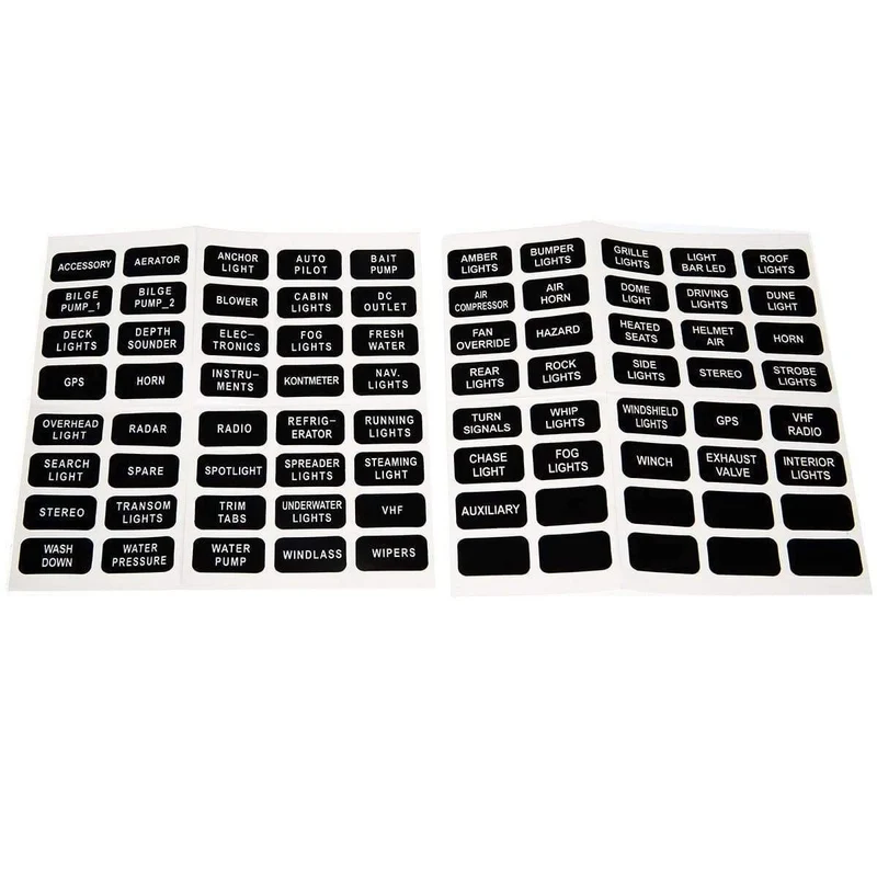 DC 32V 100A 12-Wege-Sicherungskastenblockhalter ATC ATO Blade LED für Car Marine Caravan mit Schrauben und Etiketten