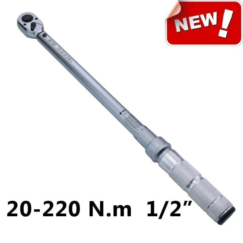 Drehmomentschlüssel 0.5-500 Nm 1/4 3/8 1/2 Vierkantantrieb Hochpräzise Auto-Fahrradreparatur Handwerkzeuge Schraubenschlüssel Drehmomentschlüssel