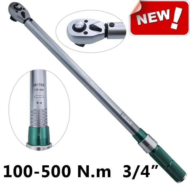 Drehmomentschlüssel 0.5-500 Nm 1/4 3/8 1/2 Vierkantantrieb Hochpräzise Auto-Fahrradreparatur Handwerkzeuge Schraubenschlüssel Drehmomentschlüssel