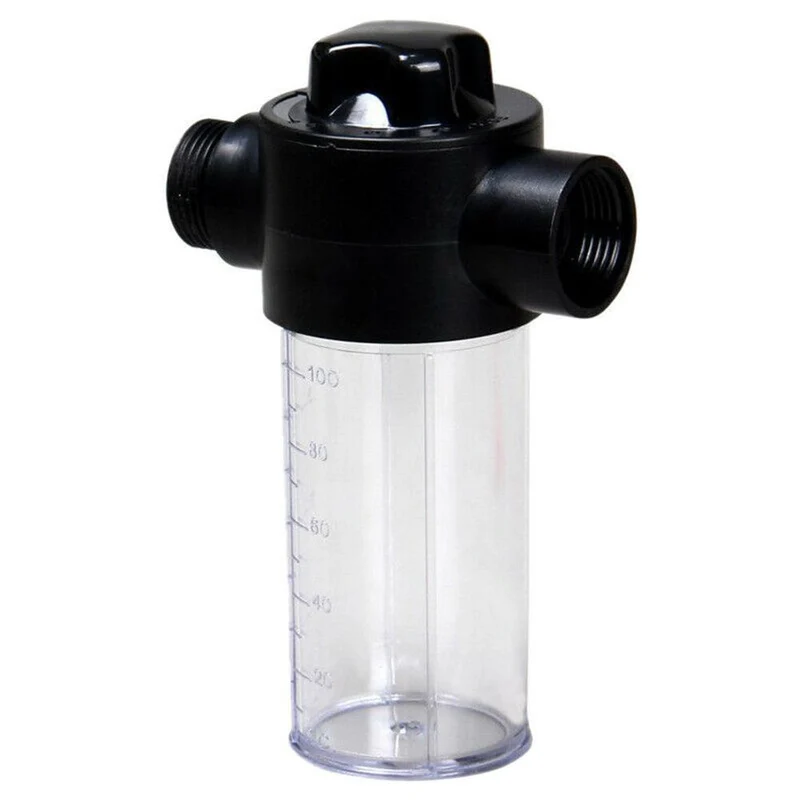 100ml verstellbares multifunktionales Werkzeug Autowaschflasche Haushalts-Hochdruck-Einzelschalter Auto für Sprühschaum-Topf-Set
