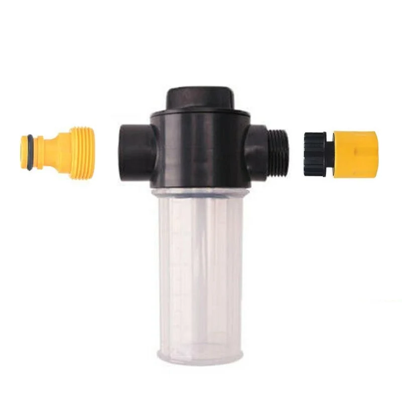 100ml verstellbares multifunktionales Werkzeug Autowaschflasche Haushalts-Hochdruck-Einzelschalter Auto für Sprühschaum-Topf-Set
