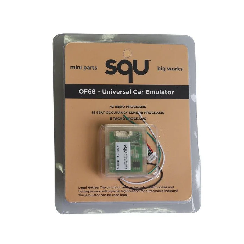 Universal Auto Emulator SQU OF68 Auto Emulator Signal Reset Immo Programme Ort ESL Diagnose Sitzbelegung Sensor Tool