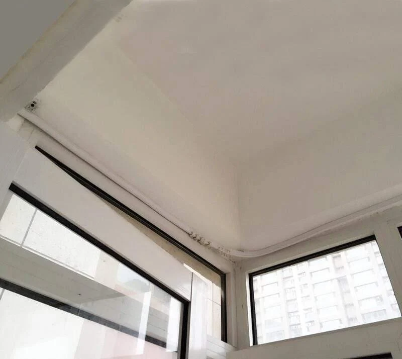 Heimtextilien Nano Silent Vorhangschiene weich gebogene Schiene Balkon Erker Doppelspur gebogene Spur Perlenvorhangschiene