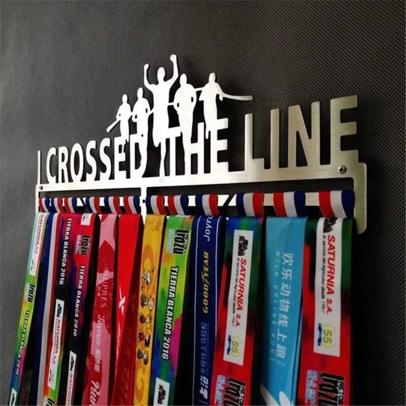 Robuster Medaillenaufhänger aus Edelstahl, Medaillenhalter, Präsentationsständer, für Laufen, Schwimmen, Gymnastik, Marathons, Sportmedaille, Geschenk, Dekoration