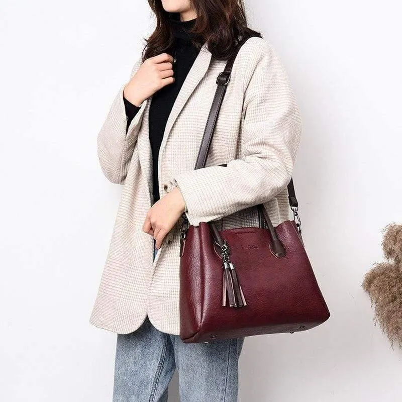 Damen Handtaschen Casual Tote Leder Luxus Handtaschen Damen Taschen Designer Taschen Große Kapazität