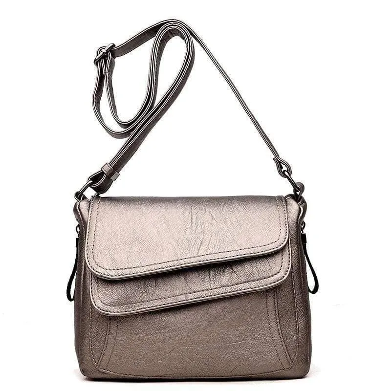 Leder Messenger Bags Sac A Haupt Umhängetaschen für Frauen Vintage Umhängetasche