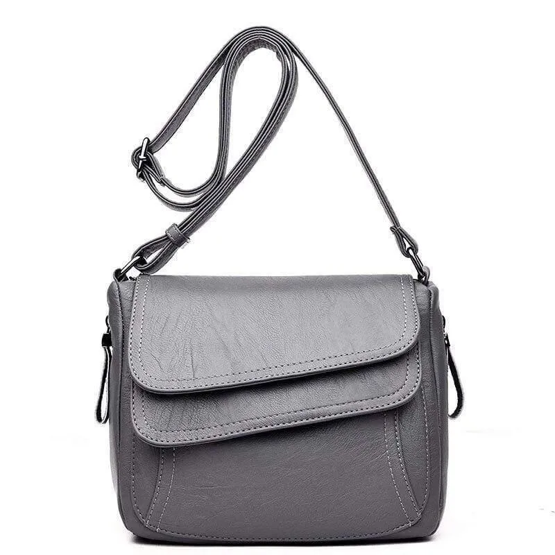 Leder Messenger Bags Sac A Haupt Umhängetaschen für Frauen Vintage Umhängetasche