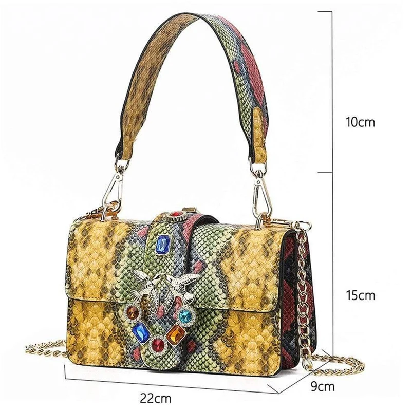 Damen Taschen Designer Ketten Umhängetaschen Clutch Abendtaschen Messenger Bag Small Wide