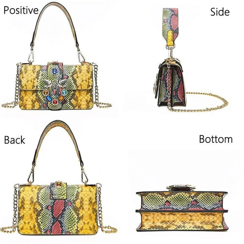 Damen Taschen Designer Ketten Umhängetaschen Clutch Abendtaschen Messenger Bag Small Wide