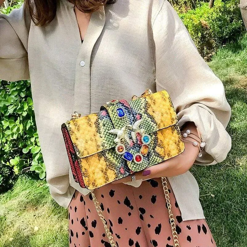 Damen Taschen Designer Ketten Umhängetaschen Clutch Abendtaschen Messenger Bag Small Wide