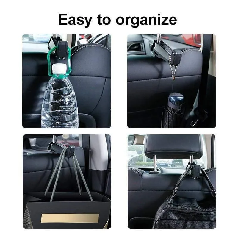 Baseus Autotelefonhalter Kopfstützenhaken für iPhone Huawei Rücksitzhaken Autohalterung Befestigung Sitzlehne Organizer Bag Hanger