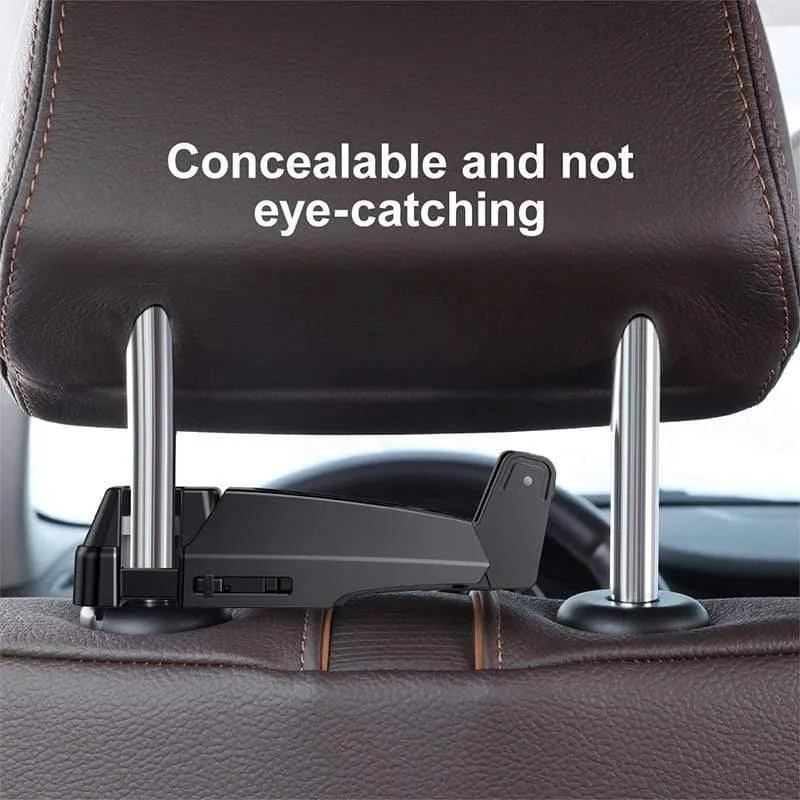 Baseus Autotelefonhalter Kopfstützenhaken für iPhone Huawei Rücksitzhaken Autohalterung Befestigung Sitzlehne Organizer Bag Hanger