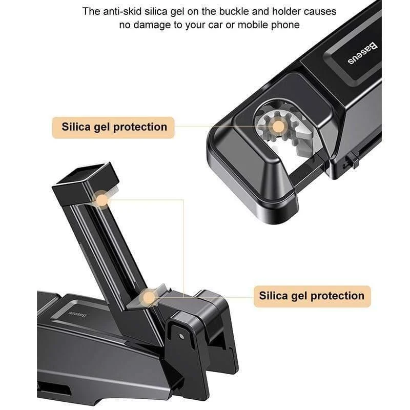 Baseus Autotelefonhalter Kopfstützenhaken für iPhone Huawei Rücksitzhaken Autohalterung Befestigung Sitzlehne Organizer Bag Hanger