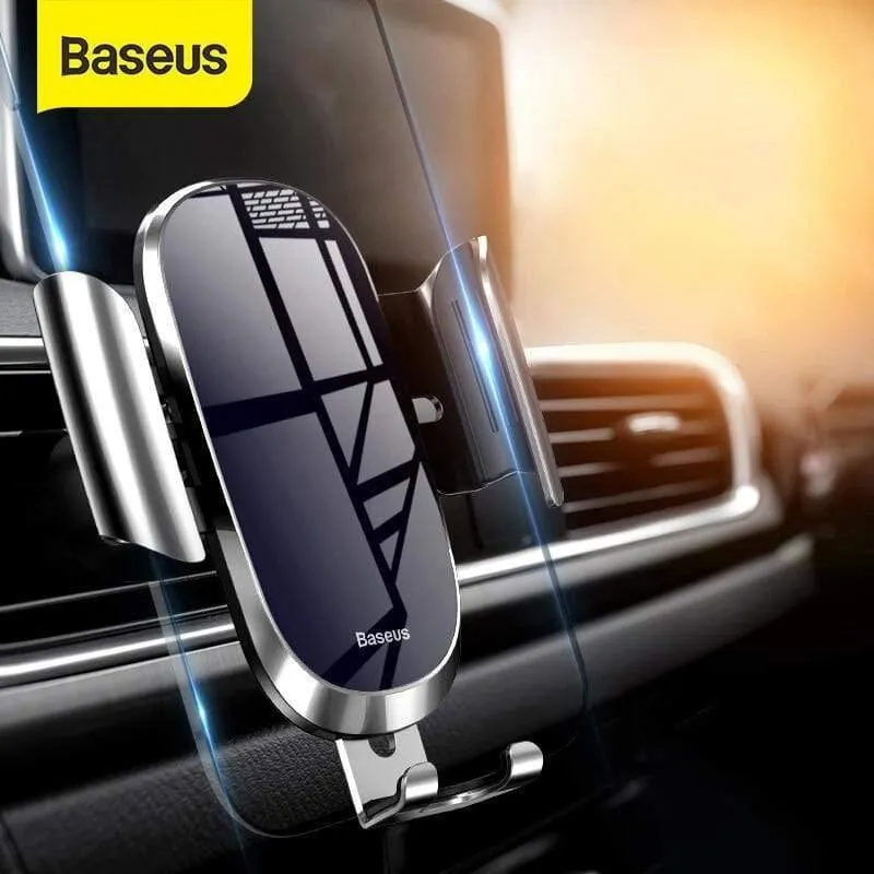 Baseus Autotelefonhalter für iPhone Samsung Handyhalter Ständer Metall Schwerkraft Lüftungsschlitzhalterung GPS Handyhalter im Auto