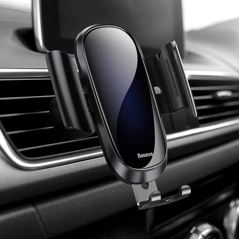 Baseus Autotelefonhalter für iPhone Samsung Handyhalter Ständer Metall Schwerkraft Lüftungsschlitzhalterung GPS Handyhalter im Auto