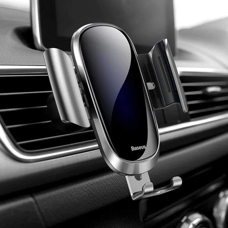 Baseus Autotelefonhalter für iPhone Samsung Handyhalter Ständer Metall Schwerkraft Lüftungsschlitzhalterung GPS Handyhalter im Auto