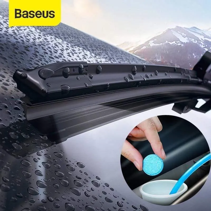 Baseus 12PCS Auto Windschutzscheibe Glas Feste Reiniger Feste Wischer Waschmaschine Auto Fenster Reinigung Feine Seminom Wischer Auto Zubehör