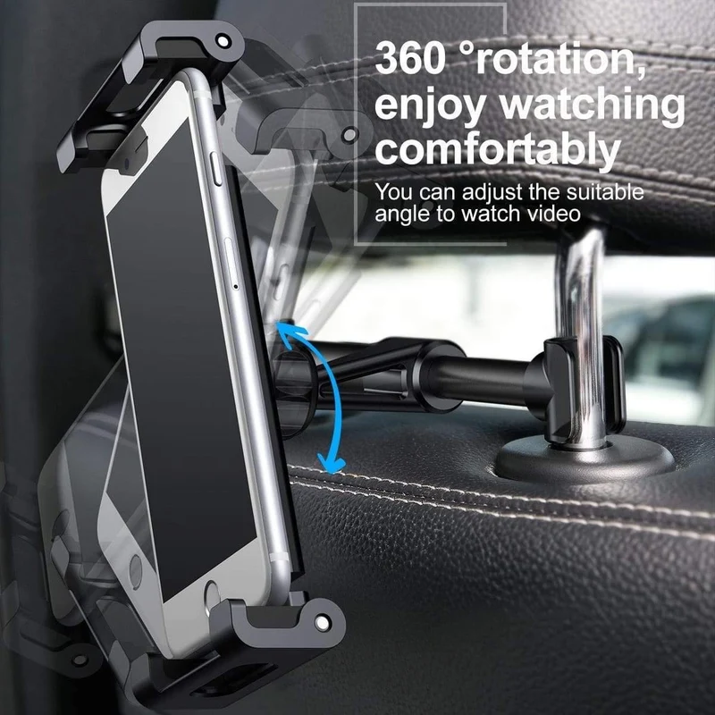 Baseus Auto-Rücksitz-Kopfstützenhalter für 4.7–12.9 Zoll Pad, Autotelefonhalter, Rücksitzhalterung für Pad, Tablet-PC, Auto-Kopfstützenhalter