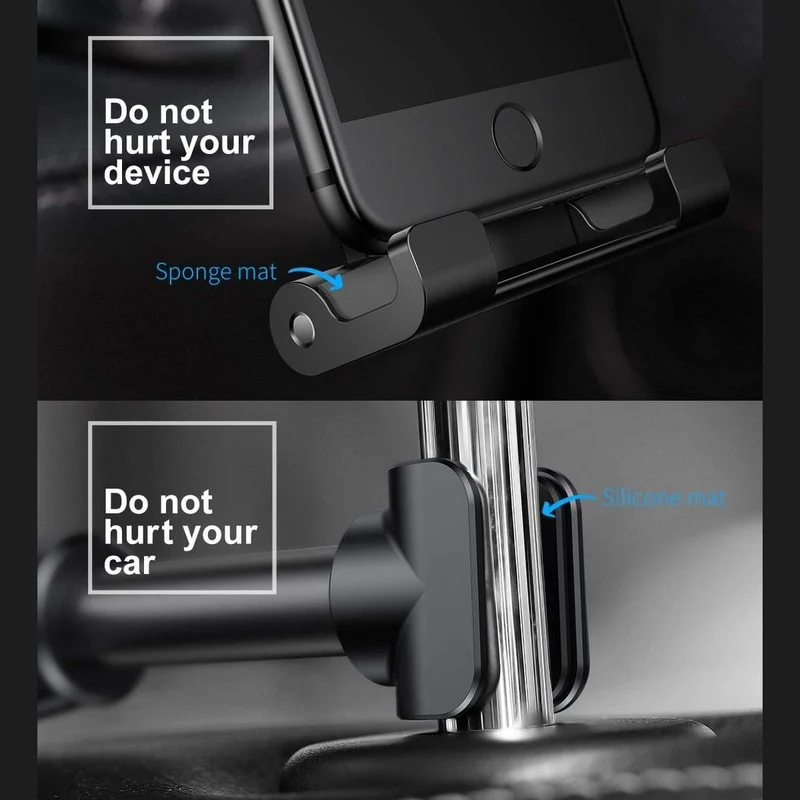 Baseus Auto-Rücksitz-Kopfstützenhalter für 4.7–12.9 Zoll Pad, Autotelefonhalter, Rücksitzhalterung für Pad, Tablet-PC, Auto-Kopfstützenhalter