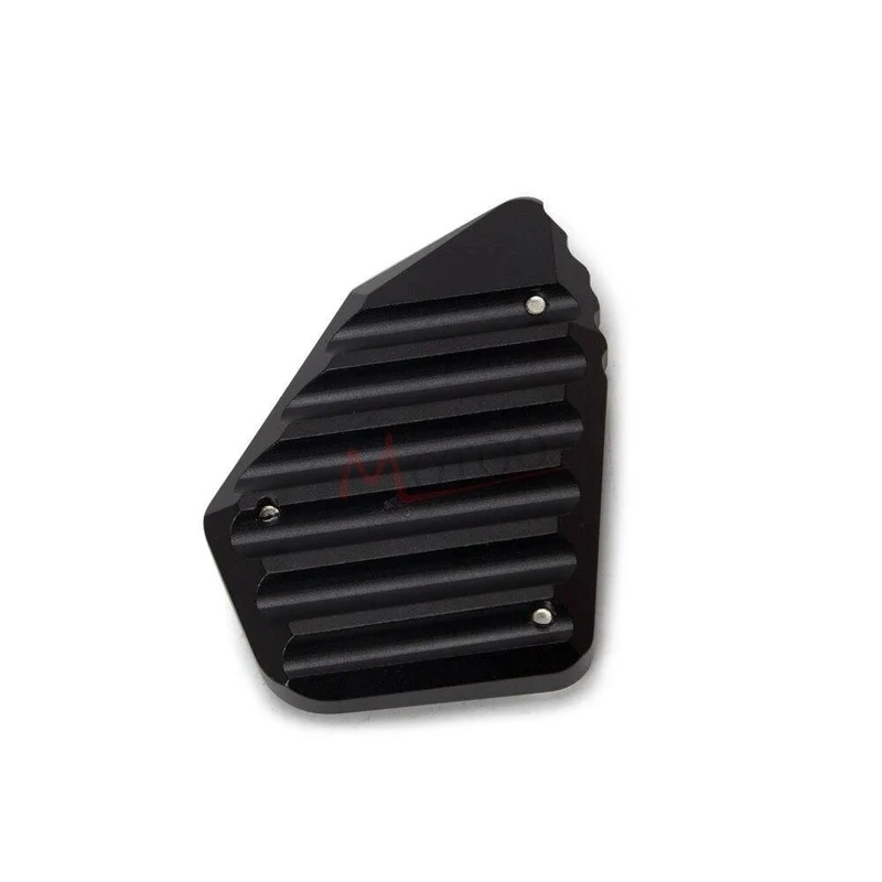 Motorrad CNC Aluminium Seitenständer Vergrößern Ständer Teile Für BMW R 1200 GS ADV 2008-2012 (Schwarz)