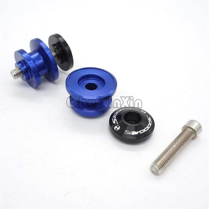 CNC Motorrad Teile Schwinge Schwinge Sliders Spulen Fit Für BMW S1000RR HP4 S1000R S1000XR S1000 R RR Neue Laser LOGO
