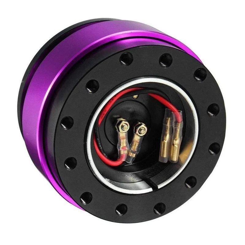 Universal Car Interior Parts Aluminium 6-Loch Auto Schnellverschluss Lenkrad Snap Off Hub Adapter Boss Kit