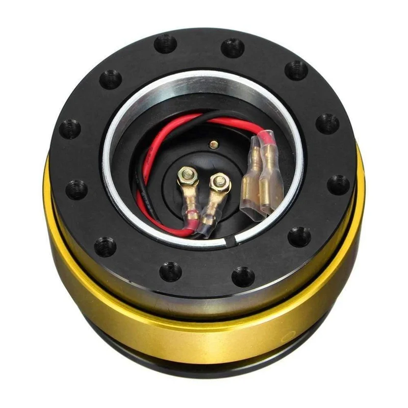 Universal Car Interior Parts Aluminium 6-Loch Auto Schnellverschluss Lenkrad Snap Off Hub Adapter Boss Kit