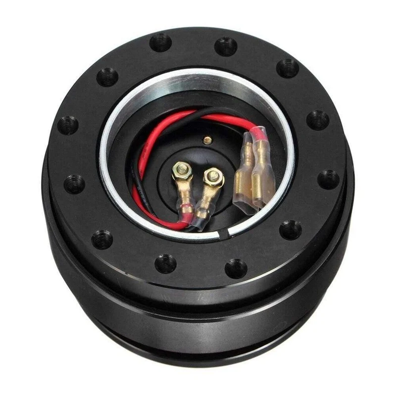 Universal Car Interior Parts Aluminium 6-Loch Auto Schnellverschluss Lenkrad Snap Off Hub Adapter Boss Kit
