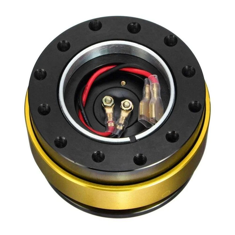 Universal Car Interior Parts Aluminium 6-Loch Auto Schnellverschluss Lenkrad Snap Off Hub Adapter Boss Kit