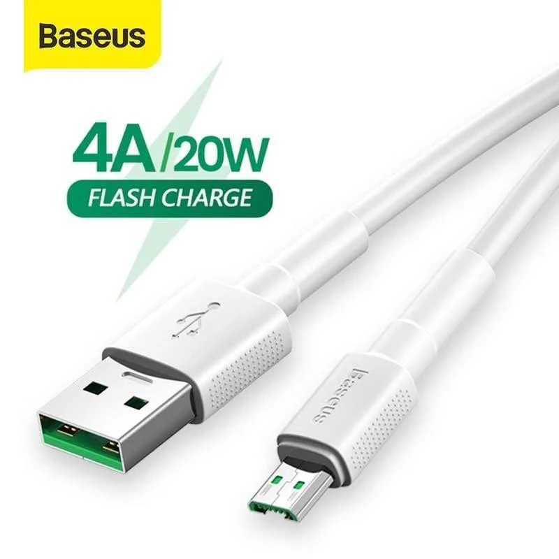 Baseus Micro-USB-Kabel für OPPO 4A VOOC Schnellladekabel Micro-USB-Ladekabel für Samsung Note 4 Xiaomi Pixel 2 Datenkabel
