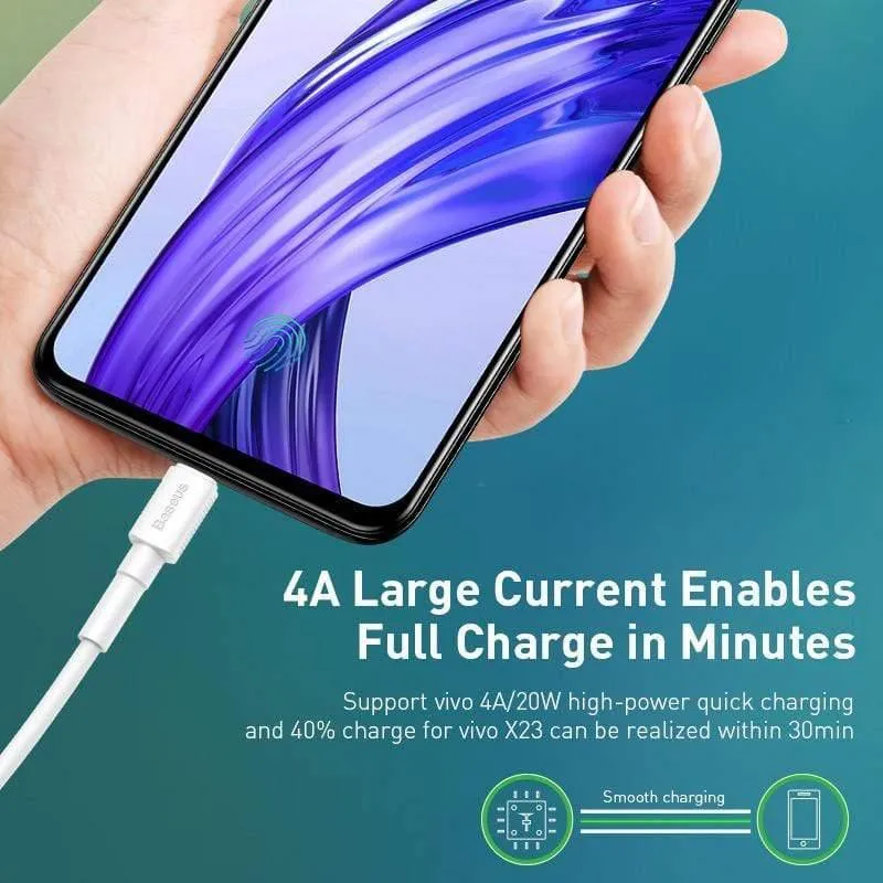 Baseus Micro-USB-Kabel für OPPO 4A VOOC Schnellladekabel Micro-USB-Ladekabel für Samsung Note 4 Xiaomi Pixel 2 Datenkabel