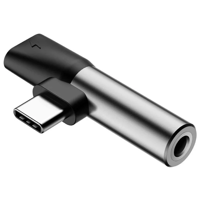 Baseus L41 USB C bis 3.5 mm Aux Jack Audio Adapter Audio Splitter Typ C Ladeadapter Für Xiaomi mi 9 Smartphone