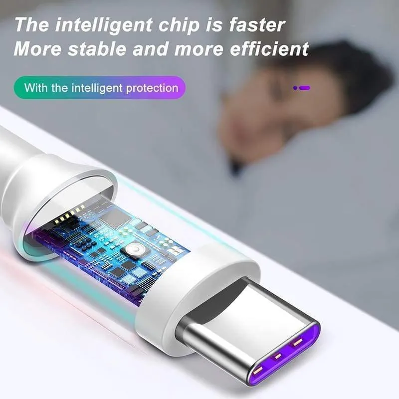 Basus 5A USB Typ C Kabel für Huawei P30 Mate 30 Pro Supercharge Schnellladung 3.0 Schnellladung für Xiaomi 9 USB-C Ladekabel