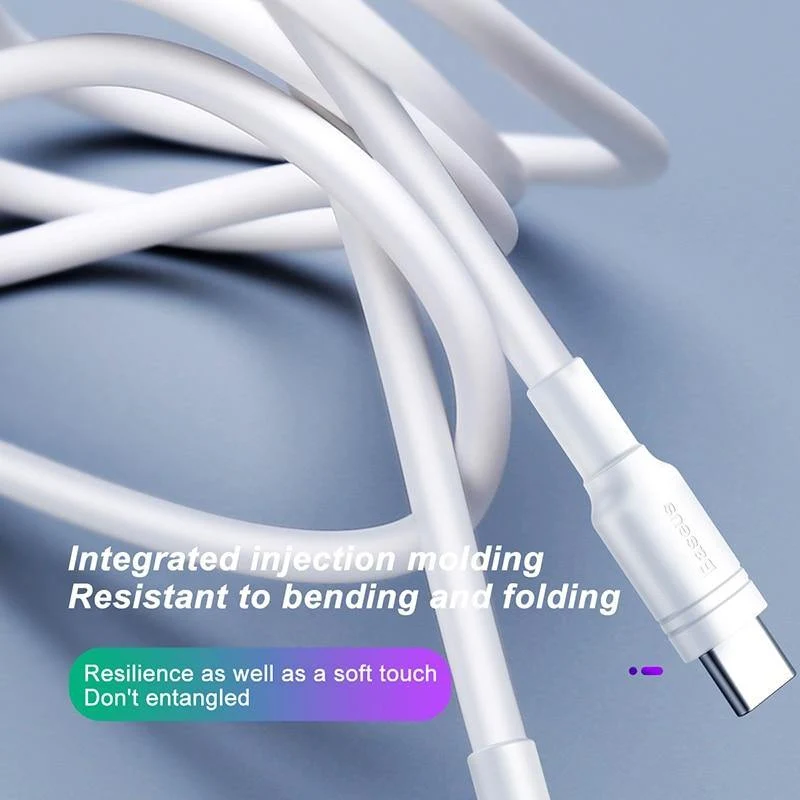 Basus 5A USB Typ C Kabel für Huawei P30 Mate 30 Pro Supercharge Schnellladung 3.0 Schnellladung für Xiaomi 9 USB-C Ladekabel