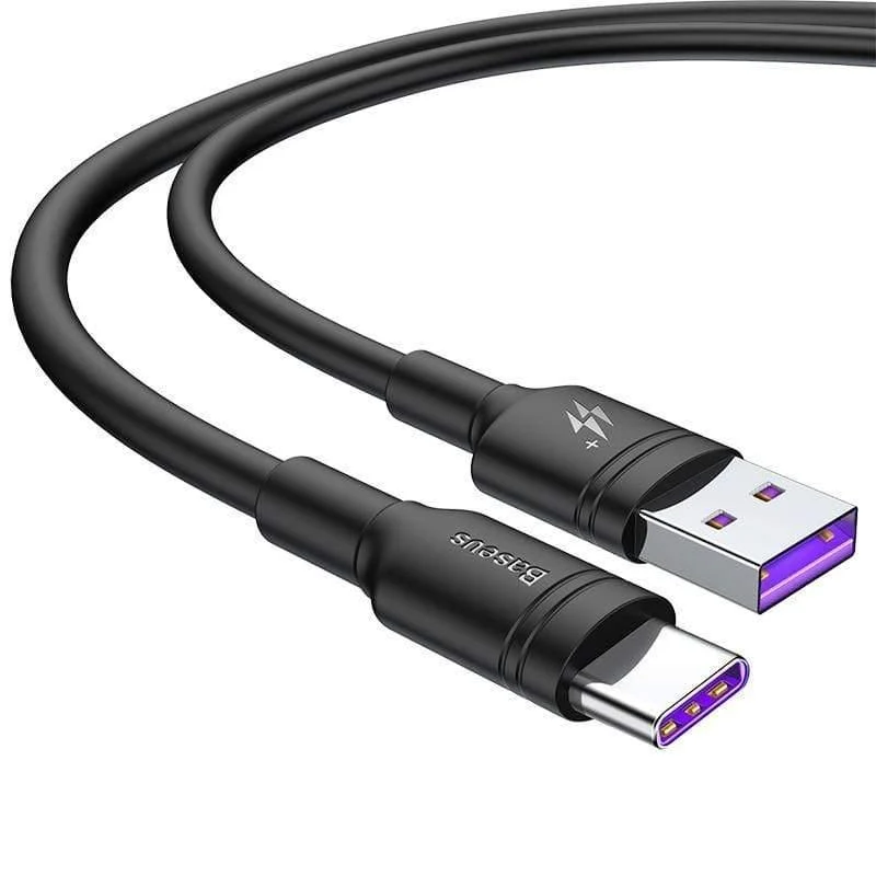 Basus 5A USB Typ C Kabel für Huawei P30 Mate 30 Pro Supercharge Schnellladung 3.0 Schnellladung für Xiaomi 9 USB-C Ladekabel