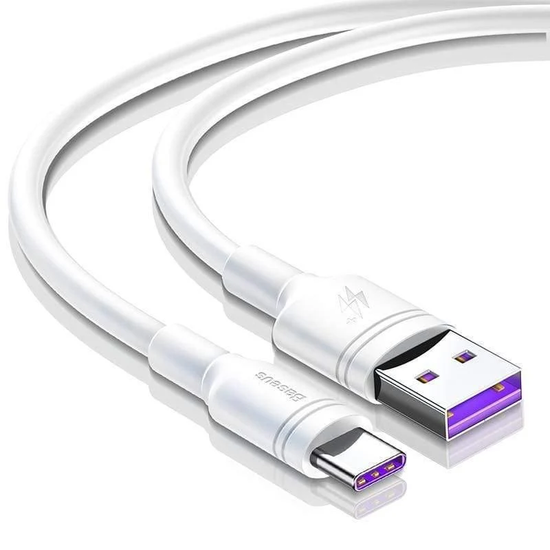 Basus 5A USB Typ C Kabel für Huawei P30 Mate 30 Pro Supercharge Schnellladung 3.0 Schnellladung für Xiaomi 9 USB-C Ladekabel