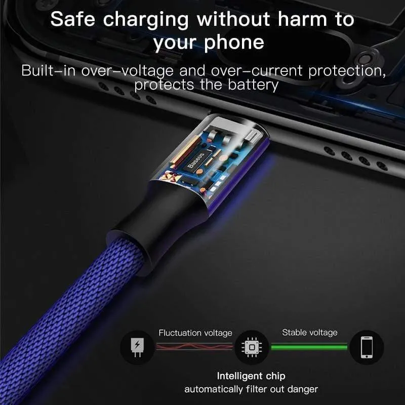 Baseus USB Typ C Kabel für Samsung Note 8 S8 S9 Plus Qucik Charge 3.0 Typ C Kabel für Xiaomi Mi 8 9 USB-C Handykabel