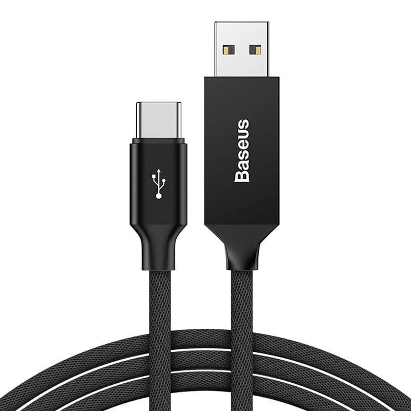 Baseus USB Typ C Kabel für Samsung Note 8 S8 S9 Plus Qucik Charge 3.0 Typ C Kabel für Xiaomi Mi 8 9 USB-C Handykabel
