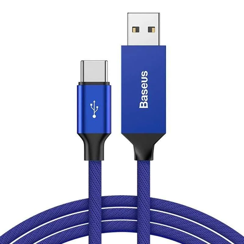 Baseus USB Typ C Kabel für Samsung Note 8 S8 S9 Plus Qucik Charge 3.0 Typ C Kabel für Xiaomi Mi 8 9 USB-C Handykabel