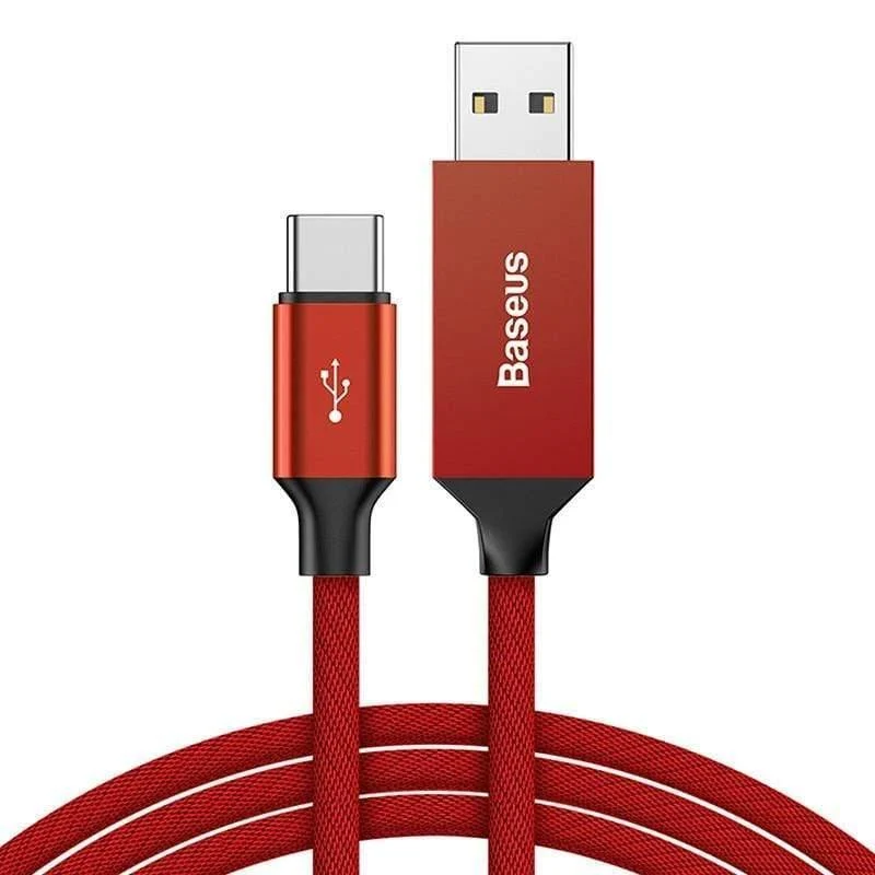 Baseus USB Typ C Kabel für Samsung Note 8 S8 S9 Plus Qucik Charge 3.0 Typ C Kabel für Xiaomi Mi 8 9 USB-C Handykabel