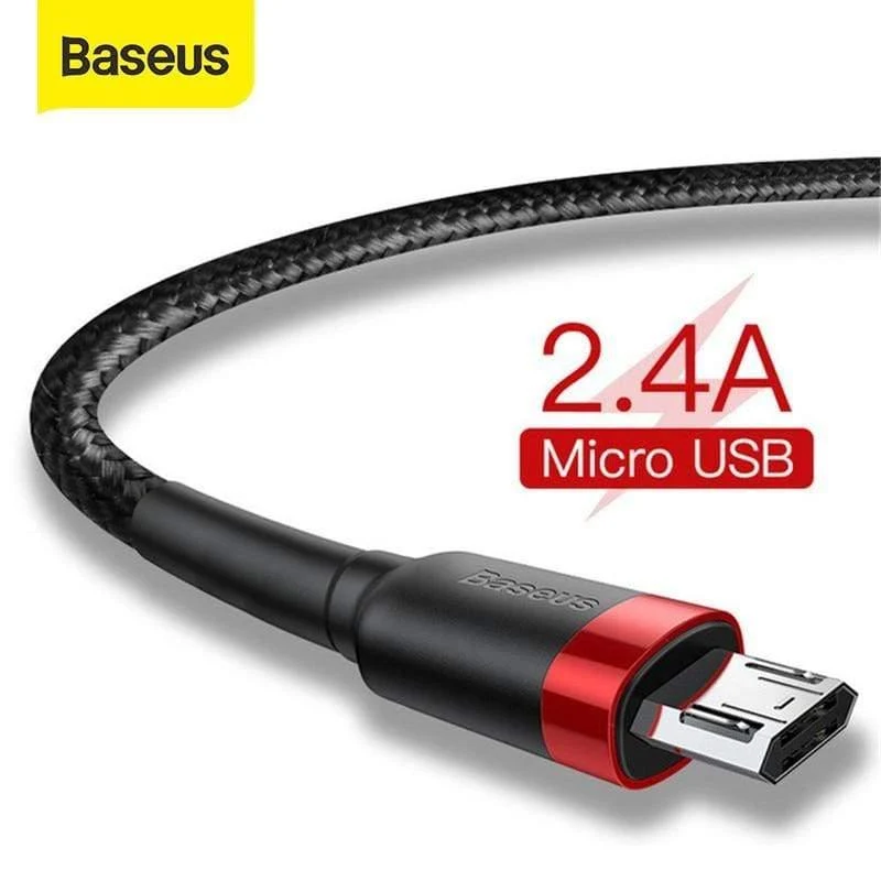 Baseus Micro USB Kabel 2.4A Schnellladung für Samsung J7 Redmi Note 5 Pro Android Handy USB Micro Kabel Ladegerät Datenkabel