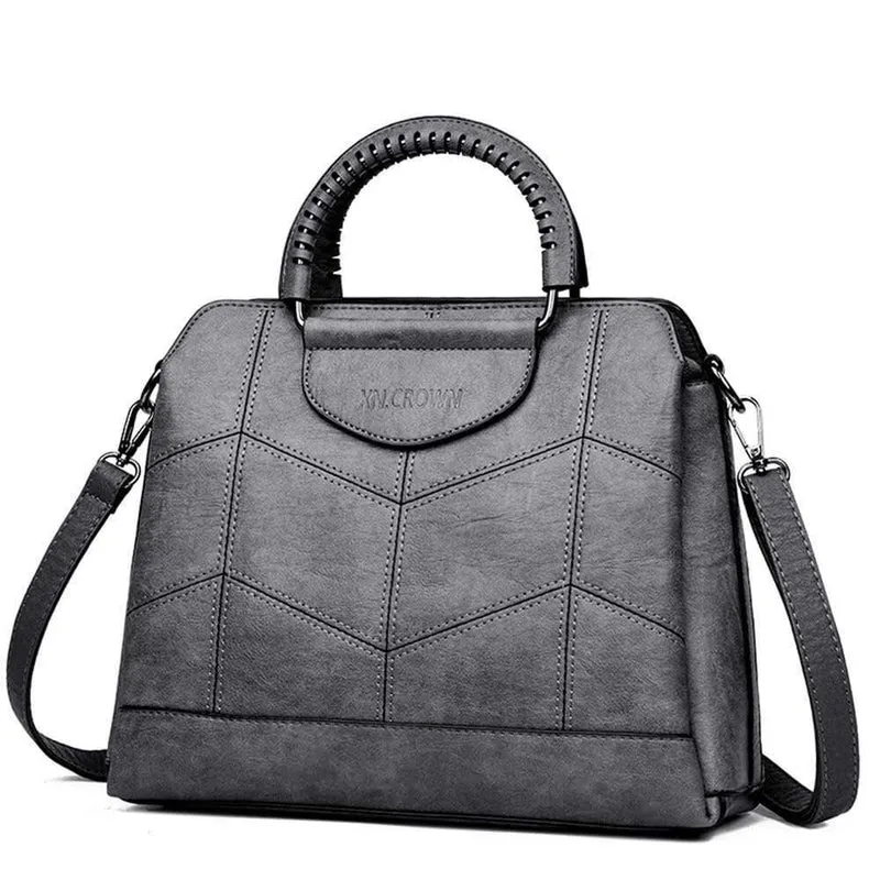 Hochwertige Umhängetaschen aus Leder für Damenmode Stickerei Umhängetasche Damenhandtaschen