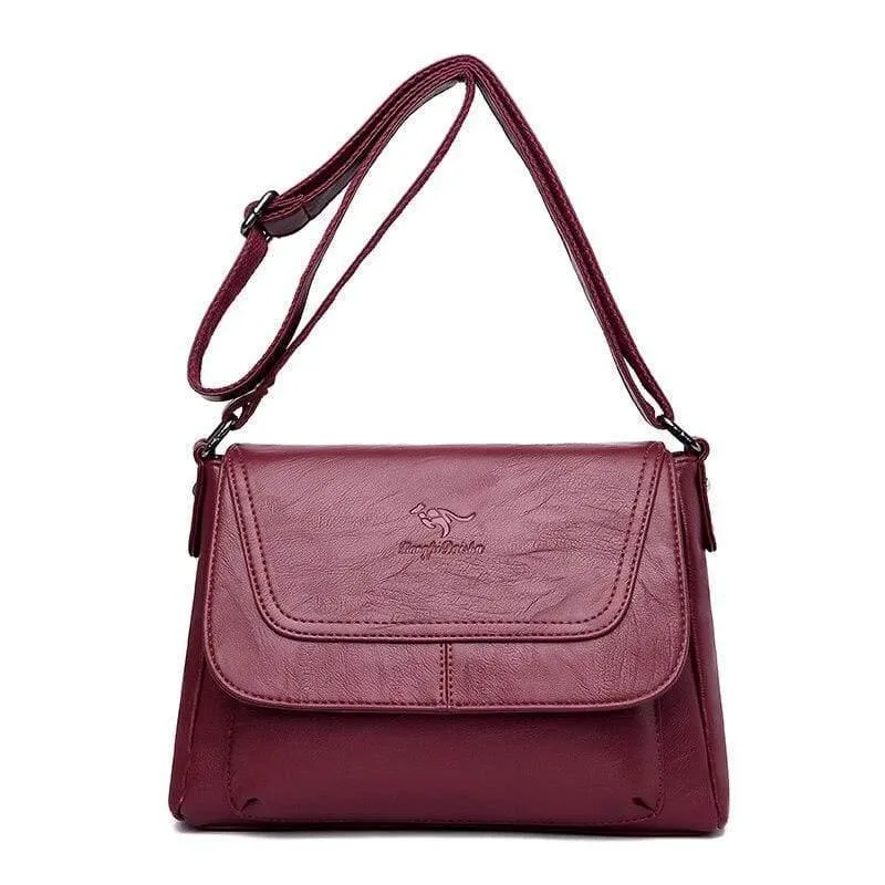 Leder Messenger Bags Leder Luxus Handtaschen Damen Taschen Designer Marke Damen Crossbody