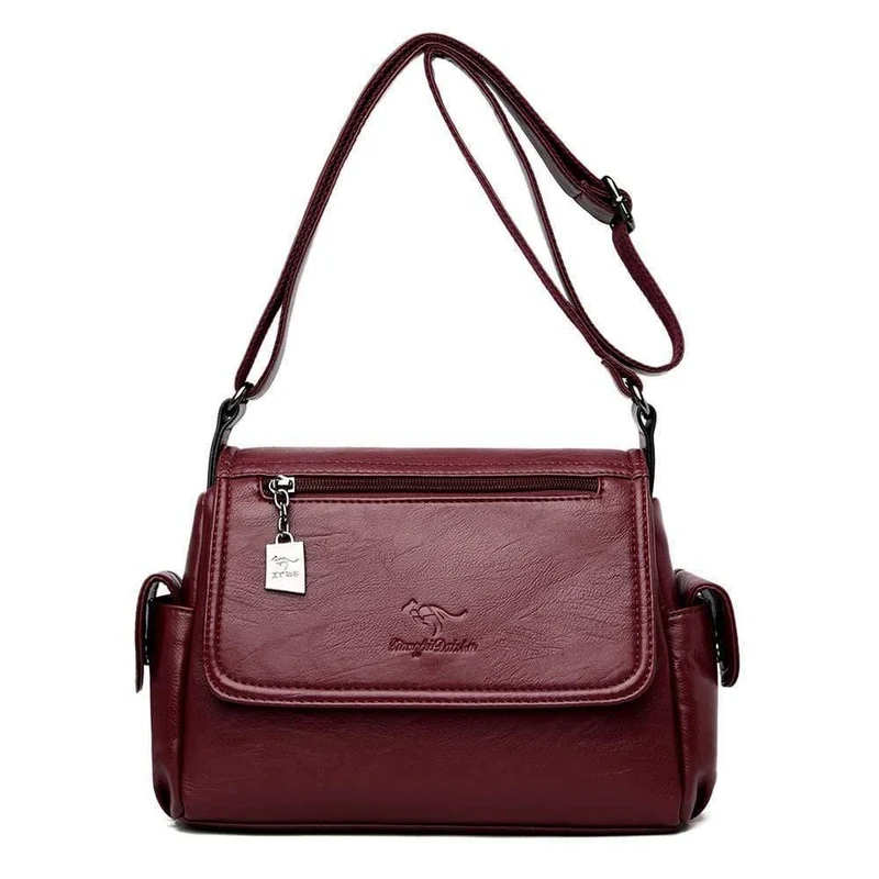 Mode Weiches Leder Luxus Handtaschen Damen Taschen Designer Multi-Pocket Crossbody Umhängetaschen