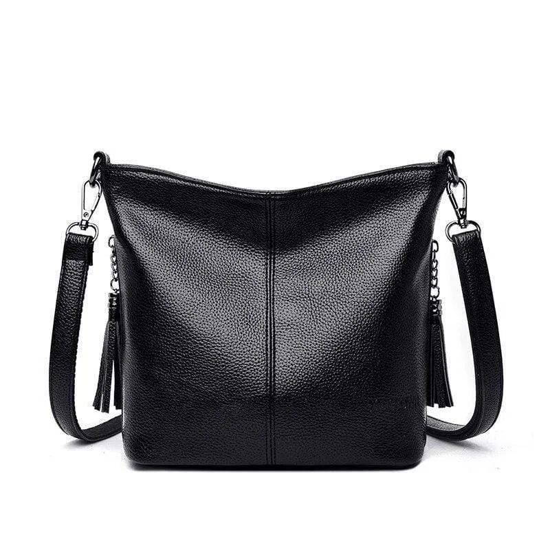 Sommer kleine feste Farben Leder Umhängetaschen Mädchen Umhängetasche Weibliche Luxus Handtaschen