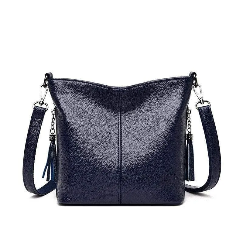 Sommer kleine feste Farben Leder Umhängetaschen Mädchen Umhängetasche Weibliche Luxus Handtaschen