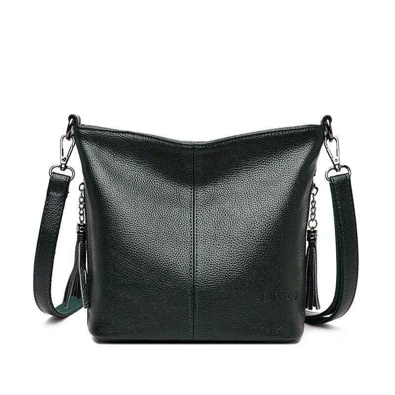 Sommer kleine feste Farben Leder Umhängetaschen Mädchen Umhängetasche Weibliche Luxus Handtaschen