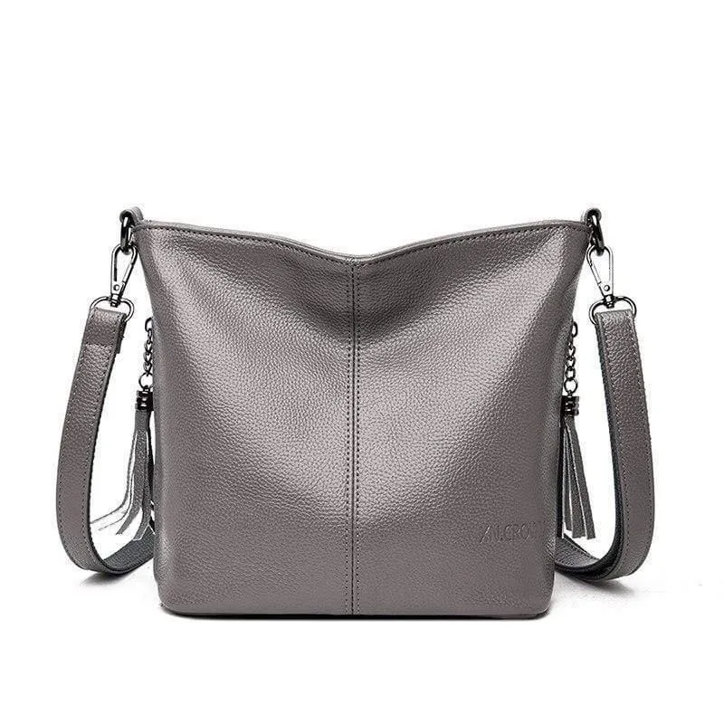 Sommer kleine feste Farben Leder Umhängetaschen Mädchen Umhängetasche Weibliche Luxus Handtaschen