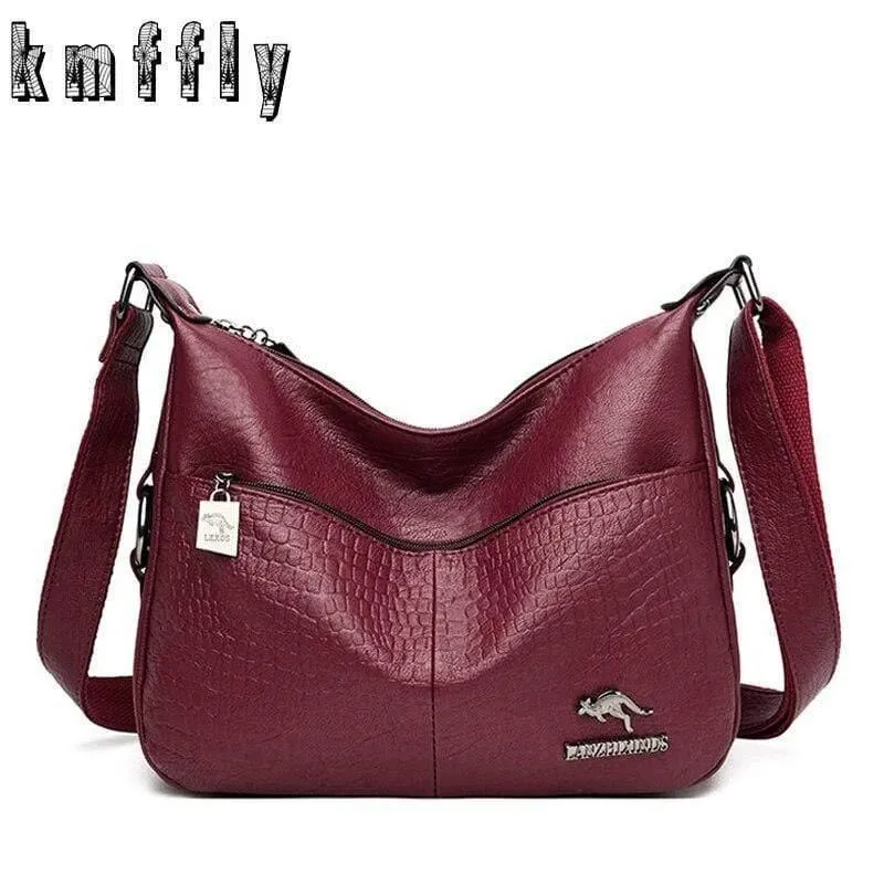Umhängetaschen für Damen, Umhängetasche, Designer-Handtaschen aus Leder, Sac A Main, Vintage-Damen