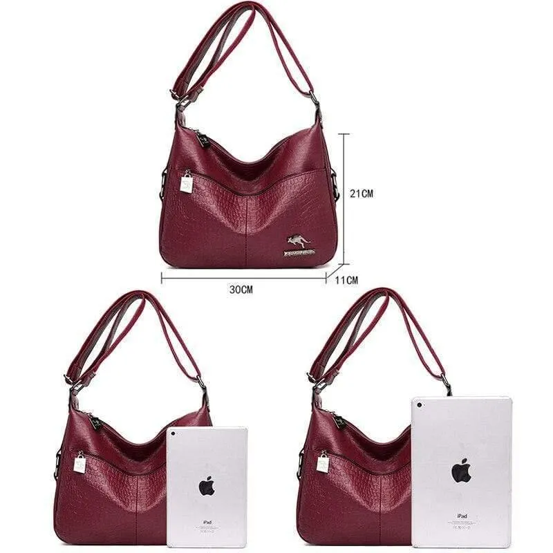 Umhängetaschen für Damen, Umhängetasche, Designer-Handtaschen aus Leder, Sac A Main, Vintage-Damen